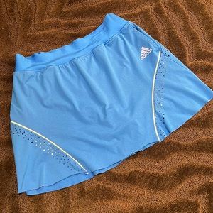 Worn once- Adidas blue tennis/golf skirt.
